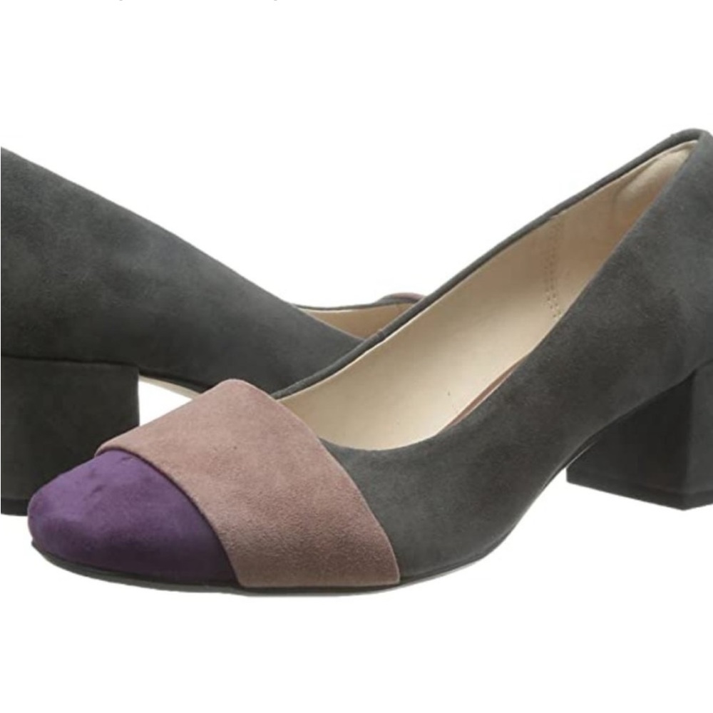 Clarks suede block heels - Picture 5 of 5